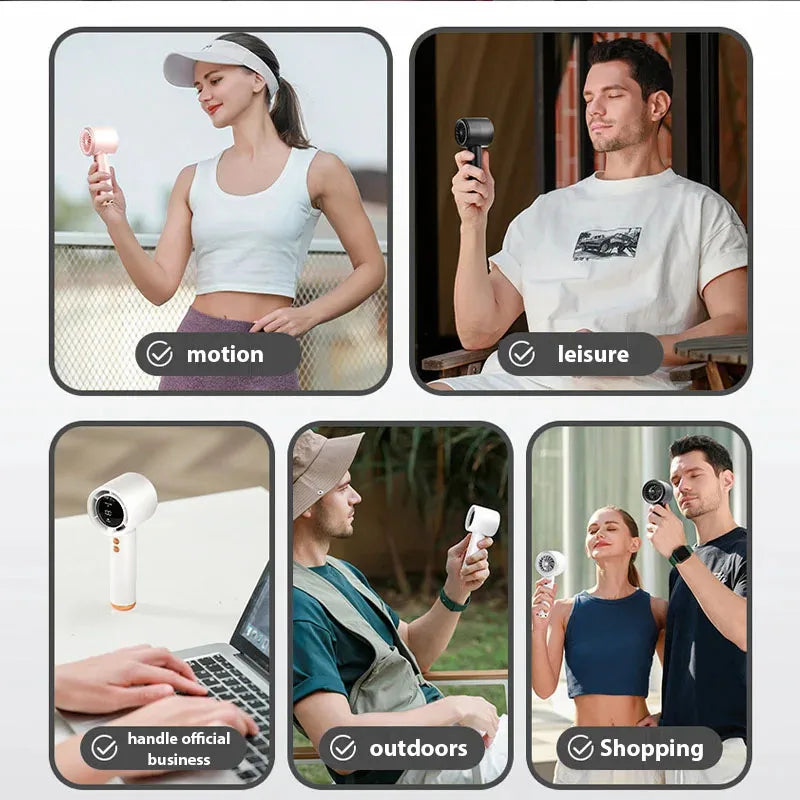 Mini Portable USB Handheld Fan – Quiet, Fast Charging & High Speed
