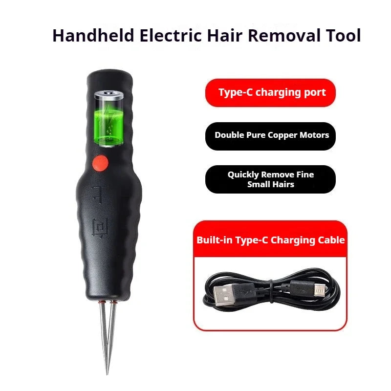 Multifunctional Automatic Handheld Household Electric Poultry Hair Removal Machine For Chicken Duck And Goose Peaceful Pleasures Health and Wellness Black