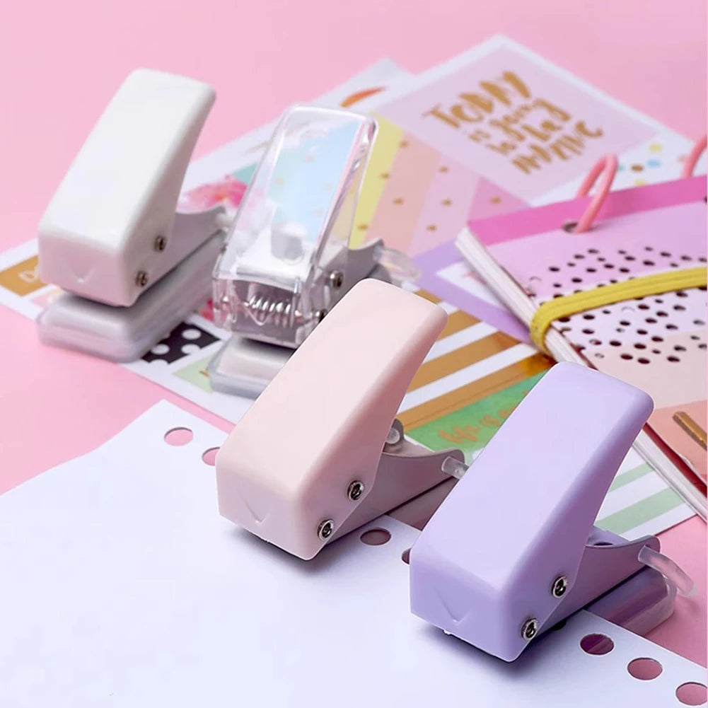 Mini Portable Handheld Puncher DIY Single Hole Paper Hole Punch Tool For Kids Multipurpose Efficient Papers Hole Punch Tool Peaceful Pleasures Health and Wellness