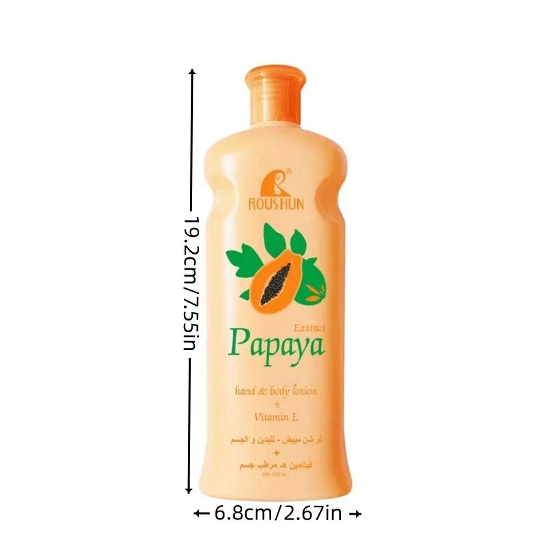 Papaya Body Lotion Body Lotion Moisturizing Body Lotion Four Seasons Skin Rejuvenation Hydrating Lotion Nourishing Peaceful Pleasures Health and Wellness