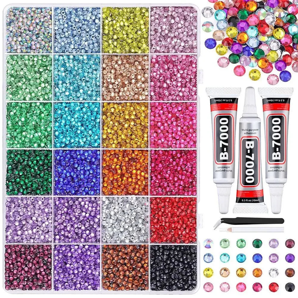 Nail Rhinestones Kit – 3D Charms for Nails & Crafts Peaceful Pleasures Health and Wellness