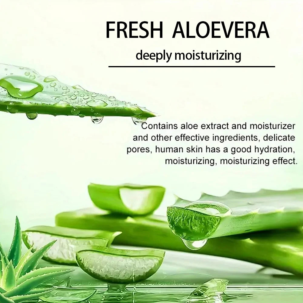 Aloe Vera Deep moisturizing cream, effectively locks in moisture and sooth skin, suitable for all skinall skin types, men and wo Peaceful Pleasures Health and Wellness