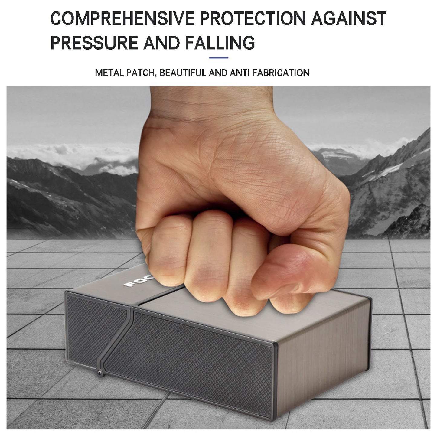 20pcs Portable Cigarette Box Aluminum Alloy Flip Top Holder Anti Pressure Proof for Hard Soft Pack Smoking Accessory Gift Peaceful Pleasures Health and Wellness