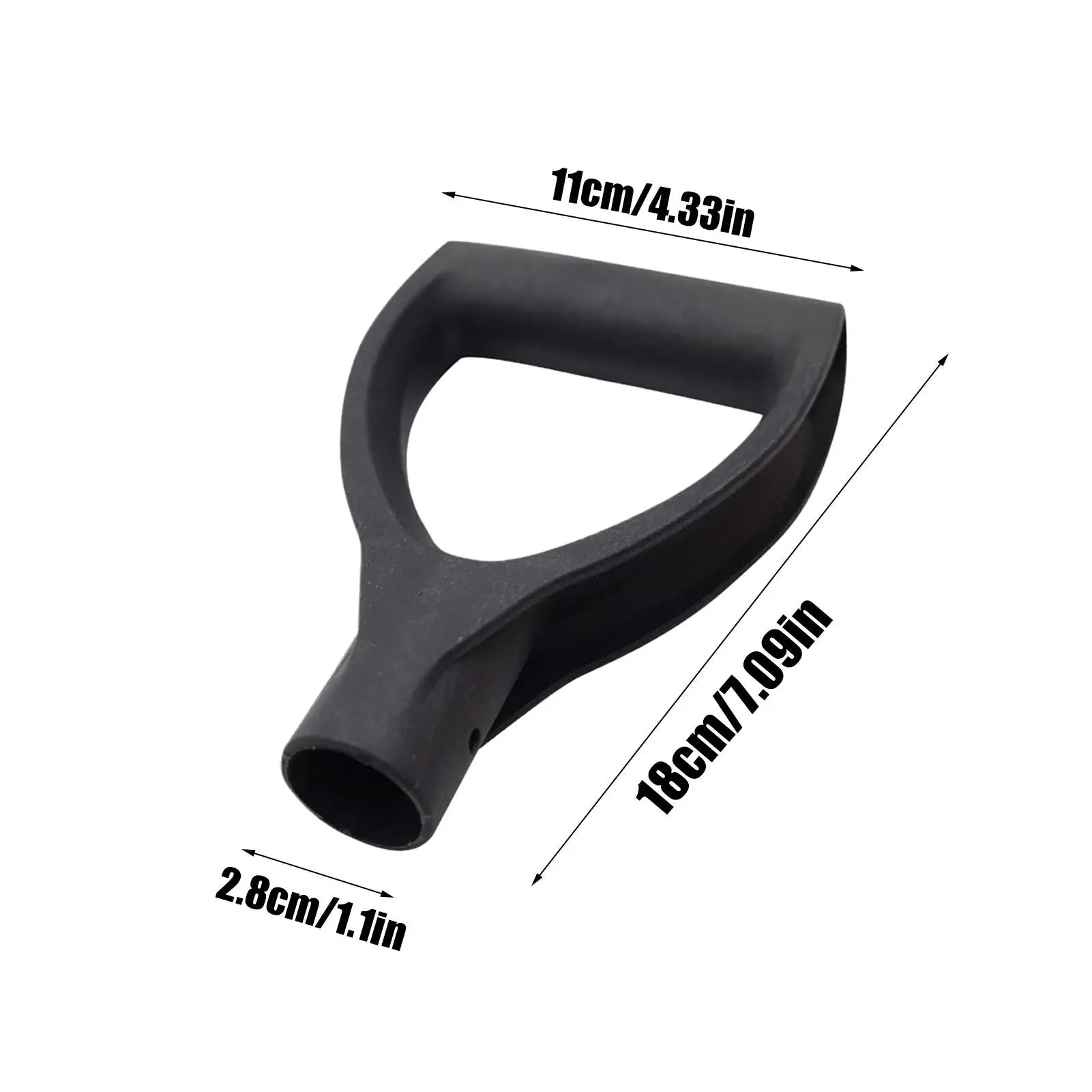 Snow Shovel Handle D Shape Replacement Scoop Grip Digging Shovel Handle for Raking Backyard Lawn Patio Farm Landscape Yard Peaceful Pleasures Health and Wellness