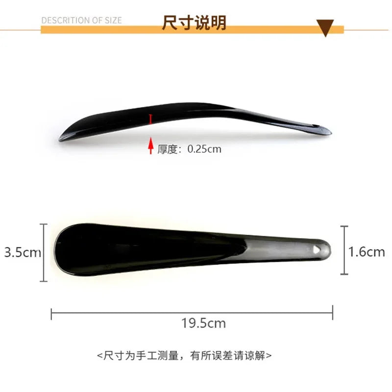 19cm Plastic Shoe Horn – Spoon Shape Shoe Lifter