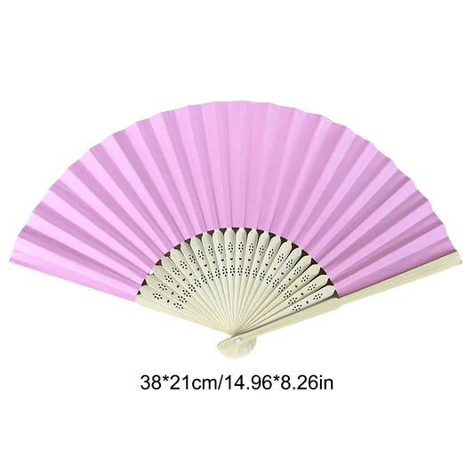 Bamboo Folding Fan | DIY Wedding & Party Decor – 1 to 50 Pack Peaceful Pleasures Health and Wellness Australia