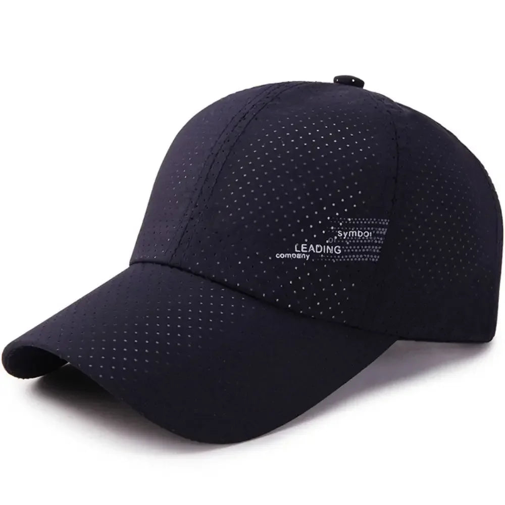 Adjustable Unisex Baseball Cap – Moisture-Wicking Quick-Dry Sun Hat