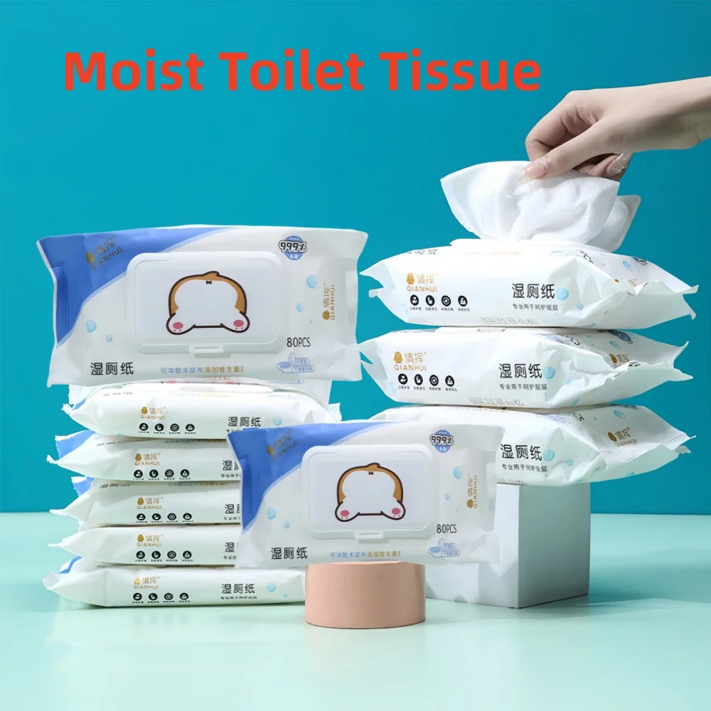 Antibacterial Wet Wipes 80 Pack | Intimate & Personal Hygiene
