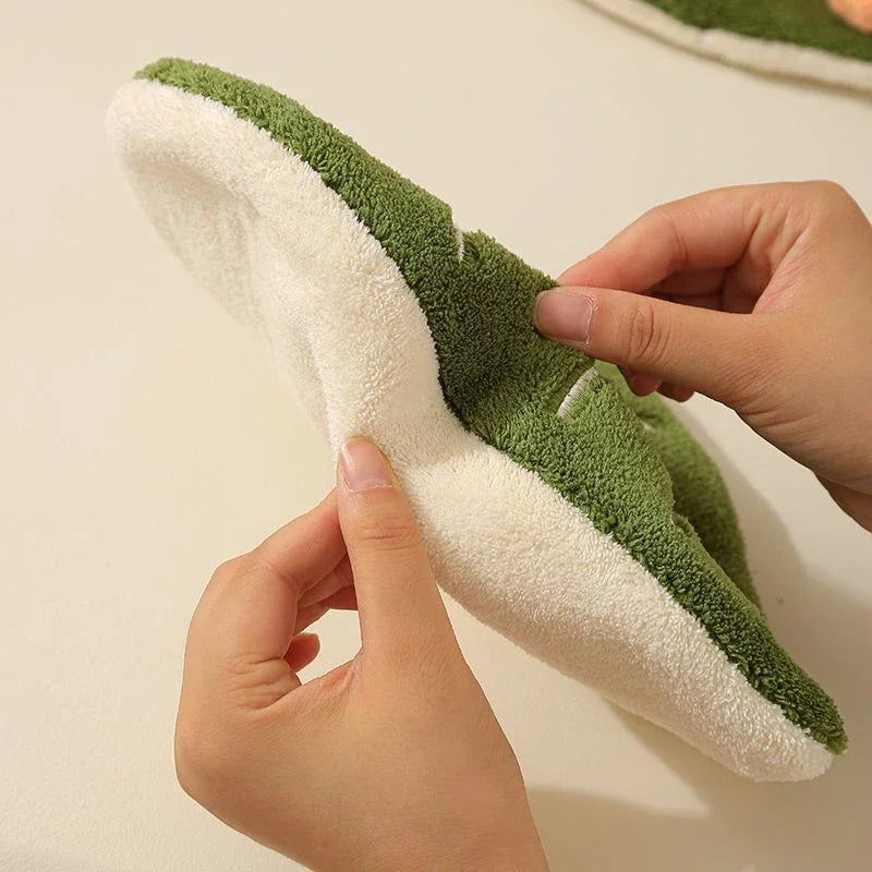 Leaf Embroidered Hand Towel – Soft Absorbent Kitchen & Bath