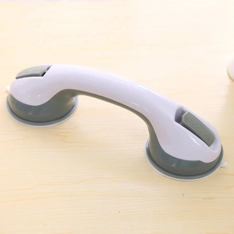 No-Drill Suction Cup Grab Bar | Bathroom Safety Handle 1–2 Pack