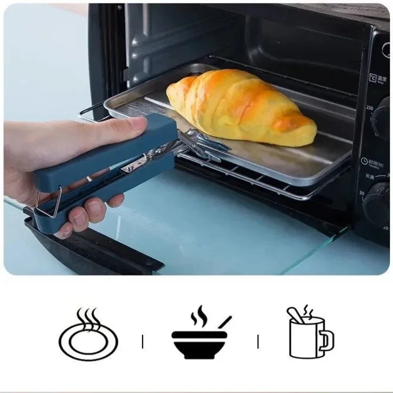 Stainless Steel Anti-Scald Bowl & Pot Clip Kitchen Tool