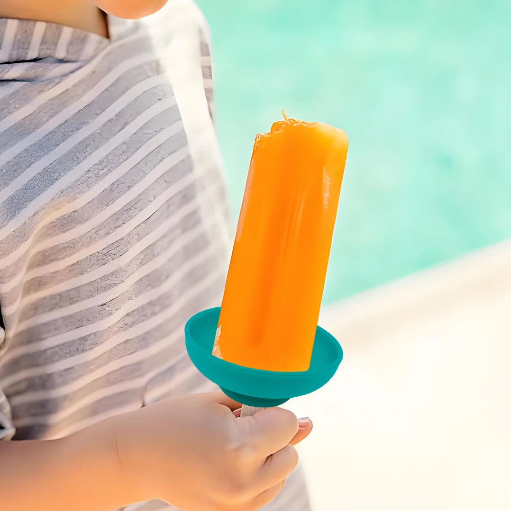 Kids Silicone Drip-Proof Popsicle Holder – 5 Pack Peaceful Pleasures Health and Wellness