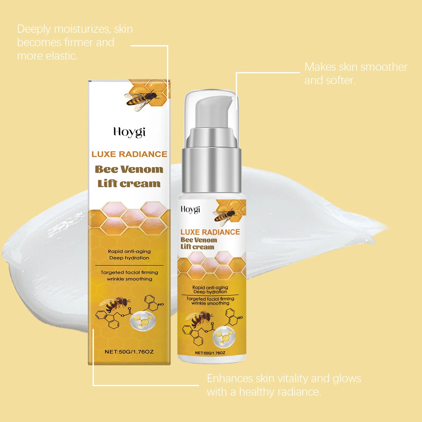 Bee Venom Face Cream Anti-Wrinkle Firming Moisturizer 50ml