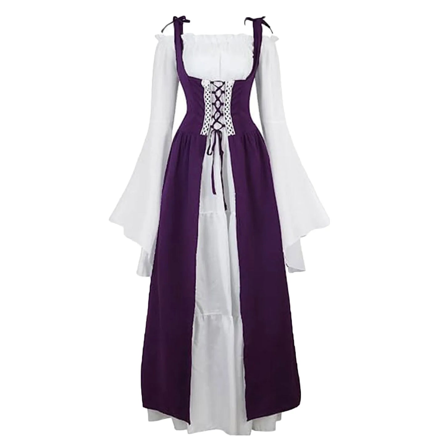 Women's Medieval Corset Lace-Up Dress | Halloween Cosplay