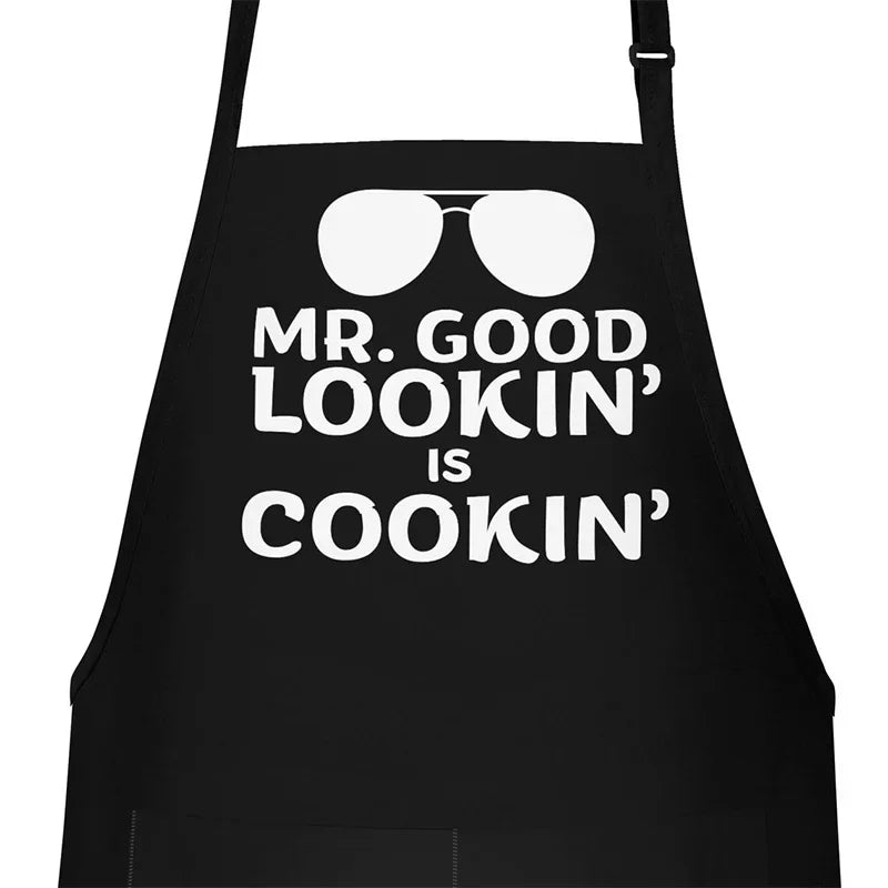 Funny BBQ Apron for Men – Gift for Dad, Husband & Chef