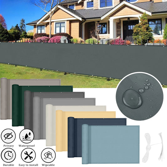 Waterproof Balcony Privacy Screen – UV Protection Fence Cover Balcony Privacy Screen Peaceful Pleasures Health and Wellness