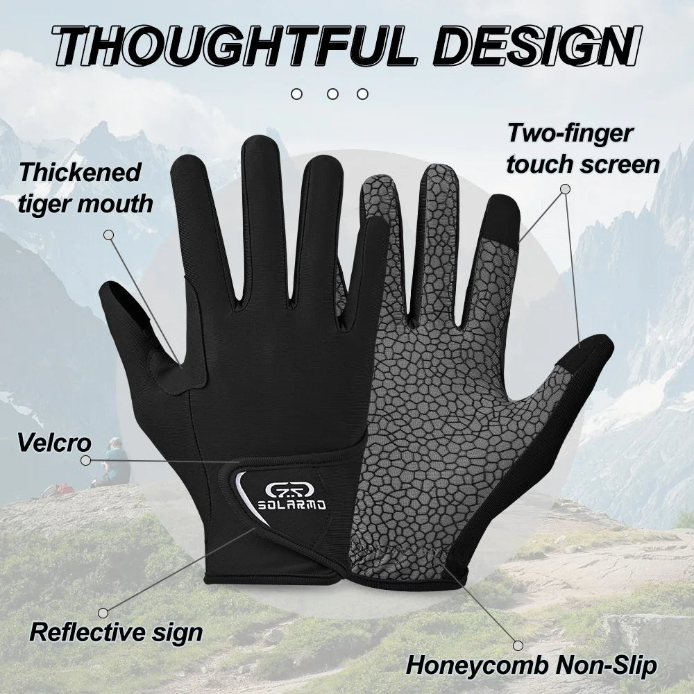 Full Finger Breathable Cycling Gloves – UV & Touchscreen