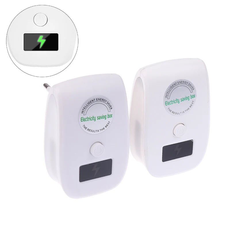1PC Electric Saver Electricity Saving Device Upgraded Power Saver Household Energy Saver Box Power Economizer Peaceful Pleasures Health and Wellness