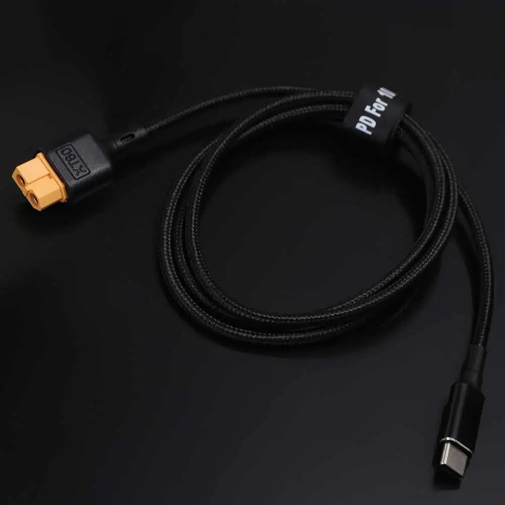 Adapter Wire XT60 To Type-C Fast Charging Cable 20V 5A PD2.0/QC2.0 XT60 To Type-C Adapter Cable 50cm/1m SC100 Protocol Peaceful Pleasures Health and Wellness