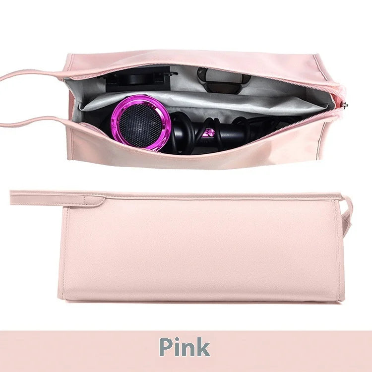Home Portable Hair Dryer Storage Bag, Hair Dryer Travel Storage Bag,Waterproof Storage Bag Travel Case for Dyson Peaceful Pleasures Health and Wellness Pink