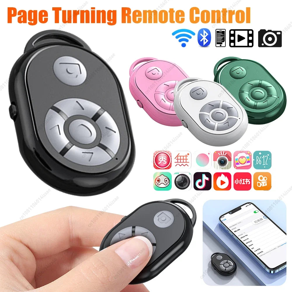 Bluetooth Remote Shutter & Page Turner for iPhone Android