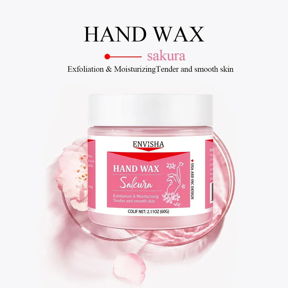 ENVISHA Moisturizing Hand Mask – Sakura & Honey (60g) Hand Mask ENVISHA