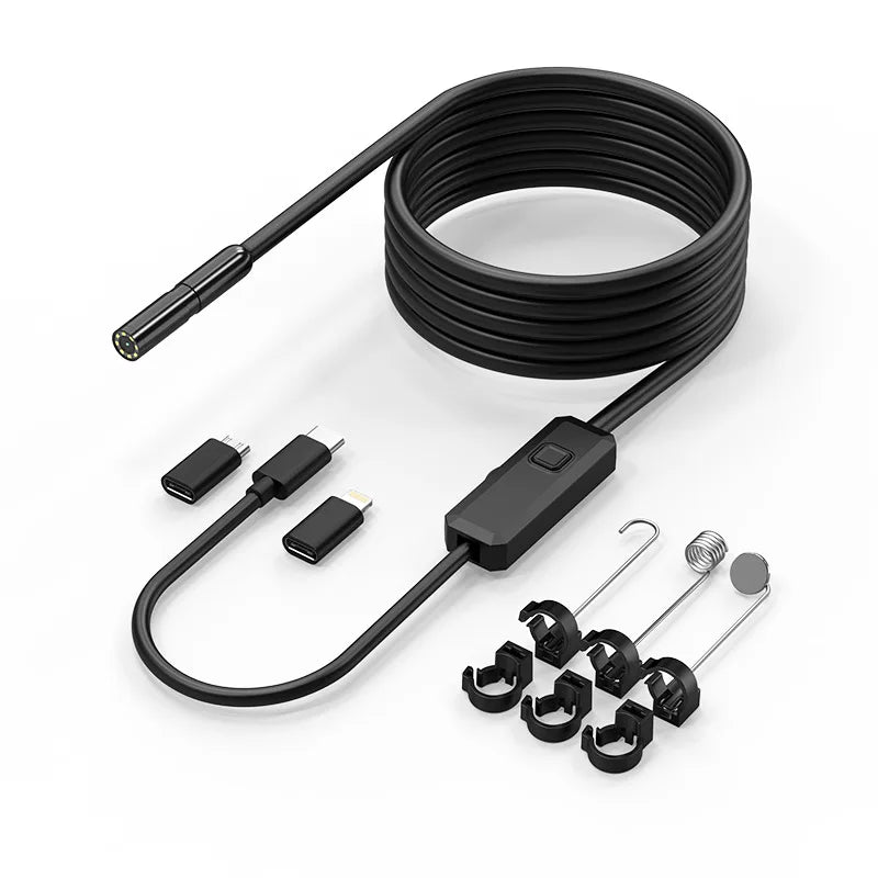 Mobile Phone Directly Connected Camera Hd 2 Million Industrial Endoscope Hard Wired Waterproof Endoscope Peaceful Pleasures Health and Wellness 3