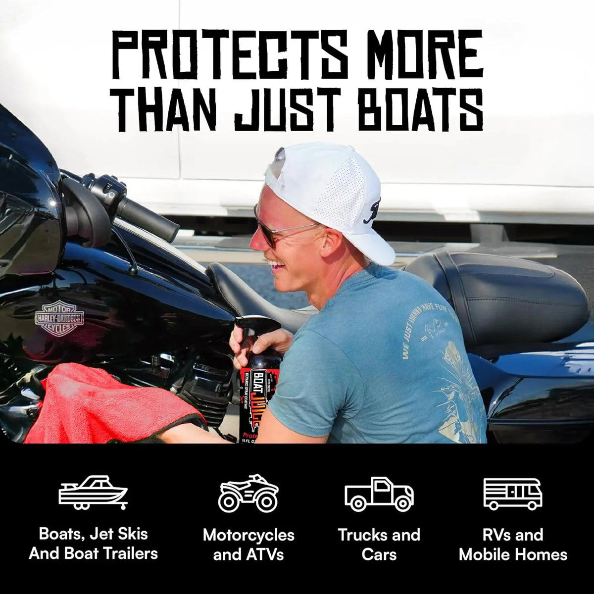 Boat Juice Protection Boat Ceramic Coating Wax Spray Marine Superior Shine Protection Scent Marine Detailing Cleaning Peaceful Pleasures Health and Wellness