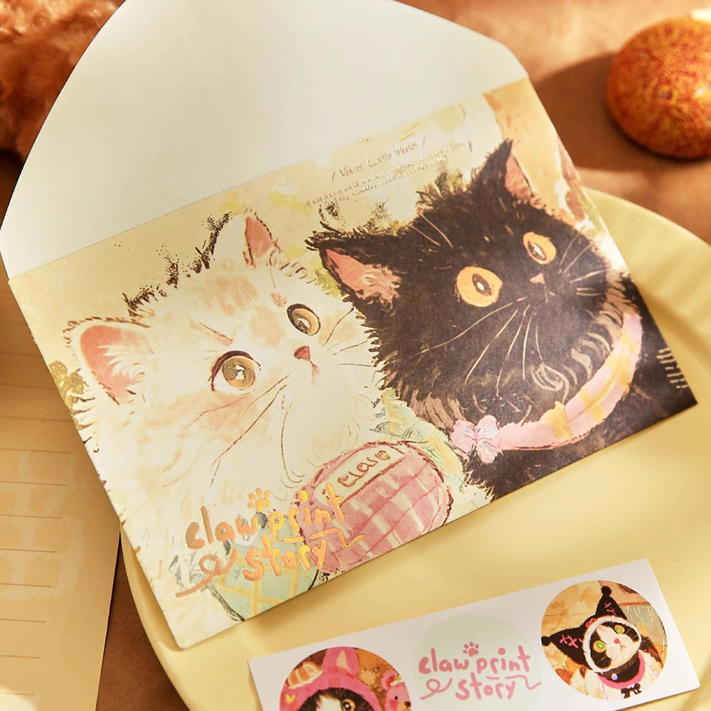 Envelope Cat Dog Story Series Cute Pet Ins Commemorative Blessing