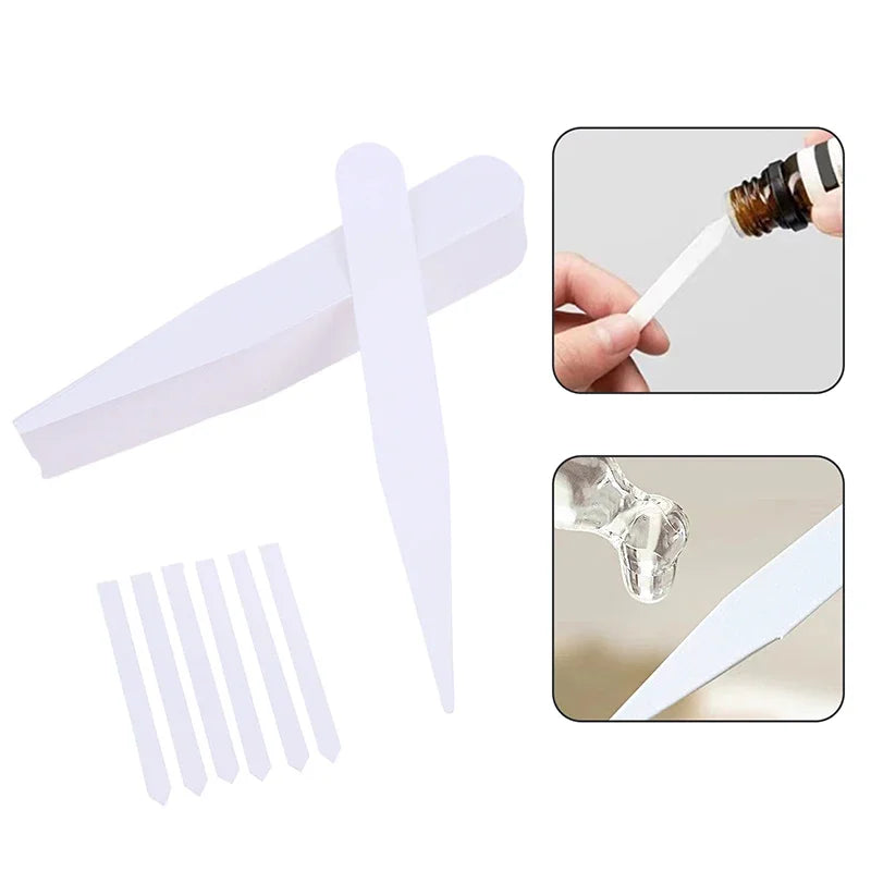 100pcs Perfume Test Strips Premium Test Bottle Tape For Testing Fragrances And Essential Oils Fragrance Aromatherapy Paper Peaceful Pleasures Health and Wellness