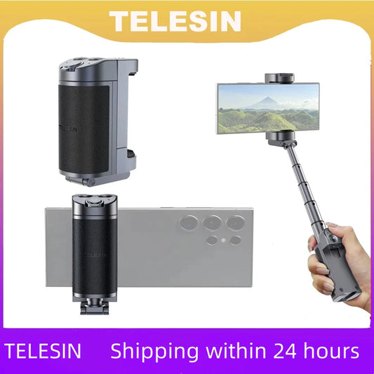 TELESIN Phone Camera Multifunction Selfie Handle Bluetooth Phone Stand Selfie Extendable Selfie Stick Detachable Remote Shutter Peaceful Pleasures Health and Wellness