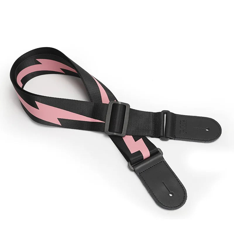 P Guitar Strap Premium Electric Leather Acoustic Lightning Instrument
