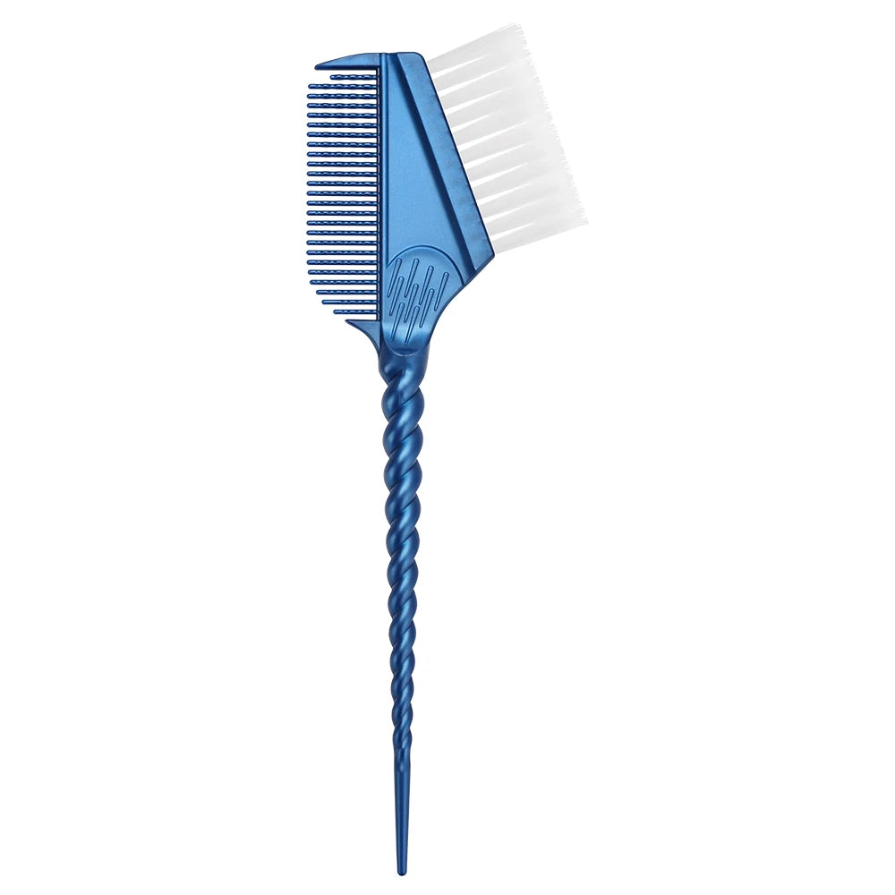 Barbershop Dye Hair Double Head Brush Salon Non-Slip Color Cream Brush Hair Coloring Brush Hair Dye Applicator Dust Brush Tool Peaceful Pleasures Health and Wellness blue