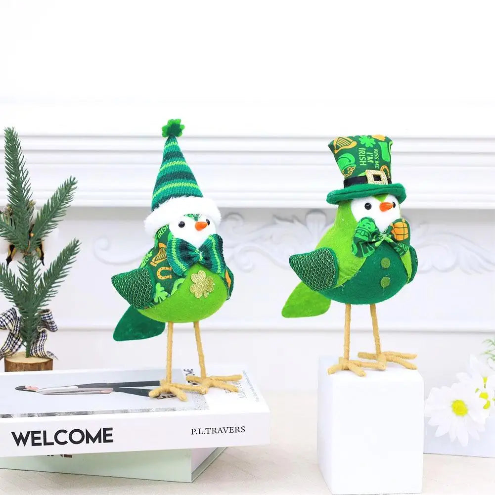 Easter & St. Patrick's Day Bird Gnome Ornaments – Set of 2