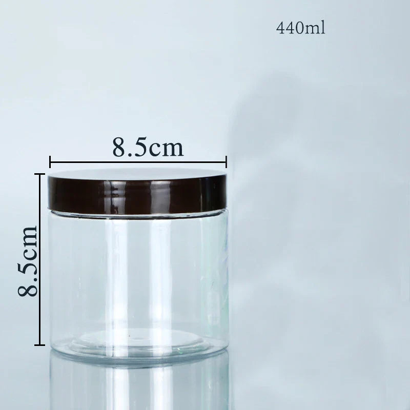 PET Clear Sealed Food Storage Jar – Wide Mouth Airtight Container