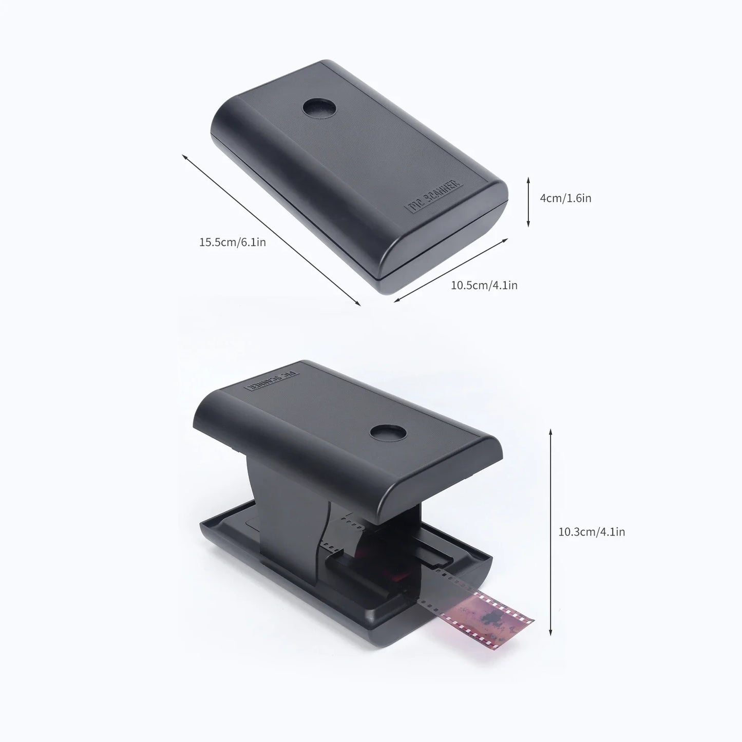 Negatives Slides LED Backlight Mobile Film Slide Scanner APP Foldable