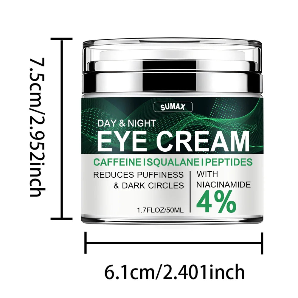 50ml Retinol Eye Cream Day and Night Anti Dark Circles Eye Puffiness Repair Moisturizing Firming Creams Eyes Skin Care Products Peaceful Pleasures Health and Wellness