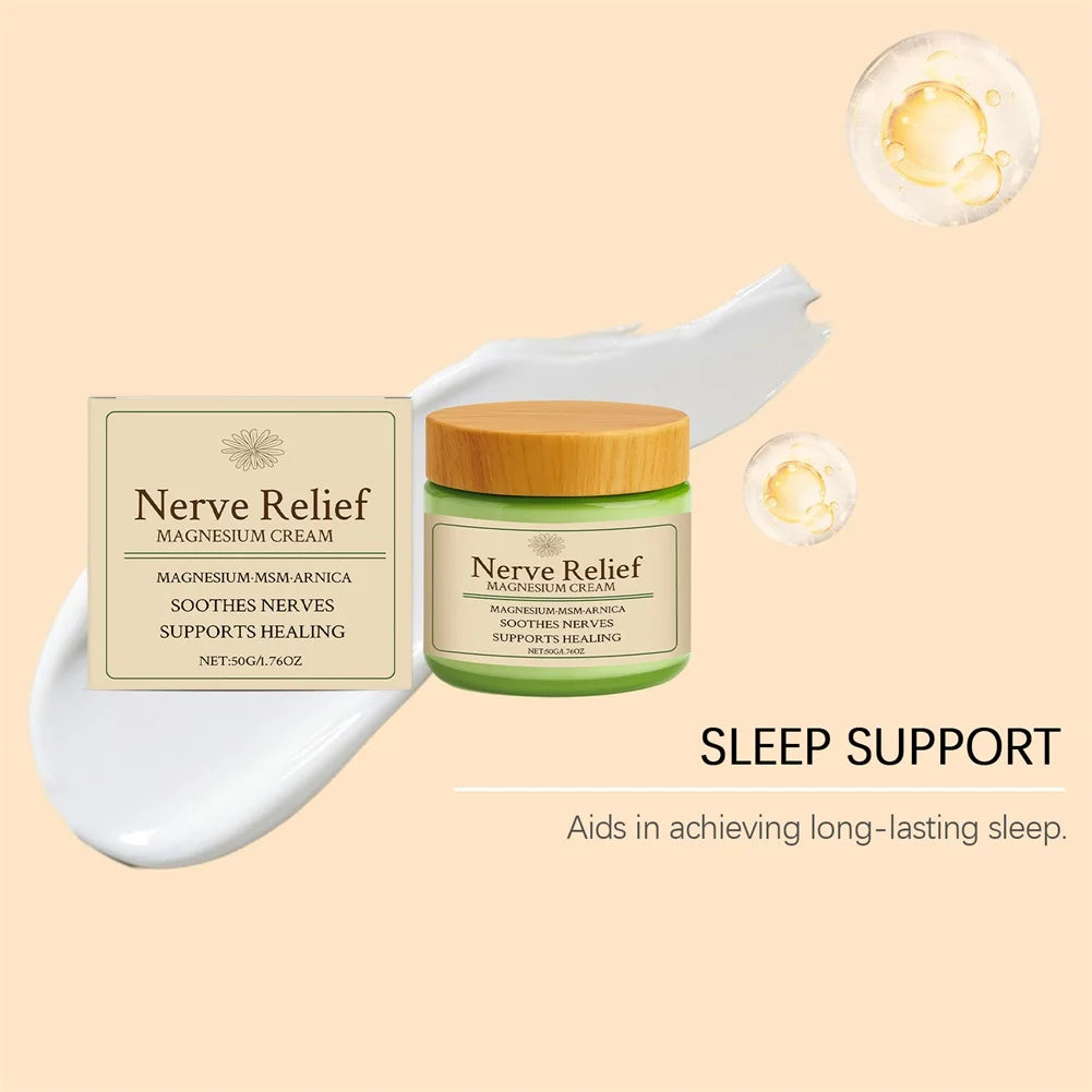 Magnesium Body Cream – Muscle Relaxation & Sleep Support