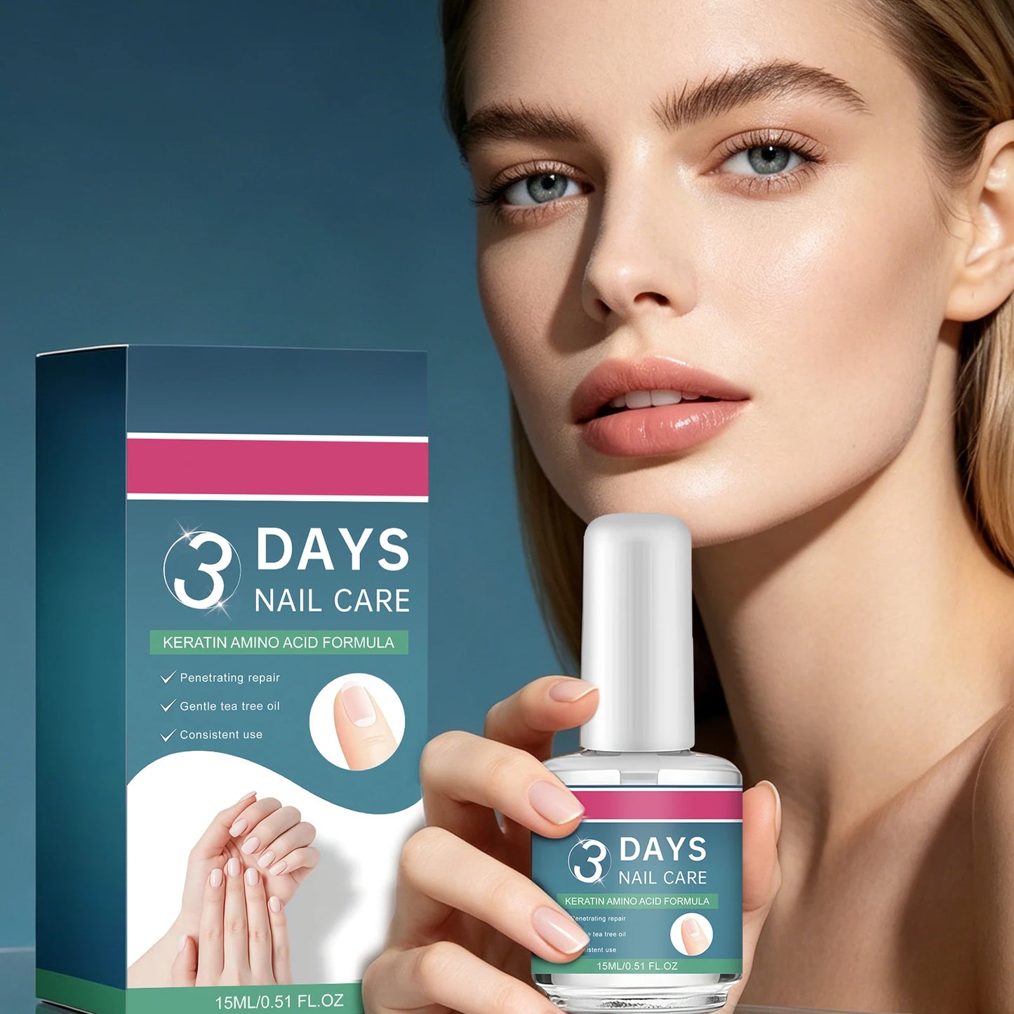 Plant-Based Nail Care Treatment Polish Restore Nail Health Moisturize Brightening Fingernail Repair Smooth Surface Nail Care Oil Peaceful Pleasures Health and Wellness