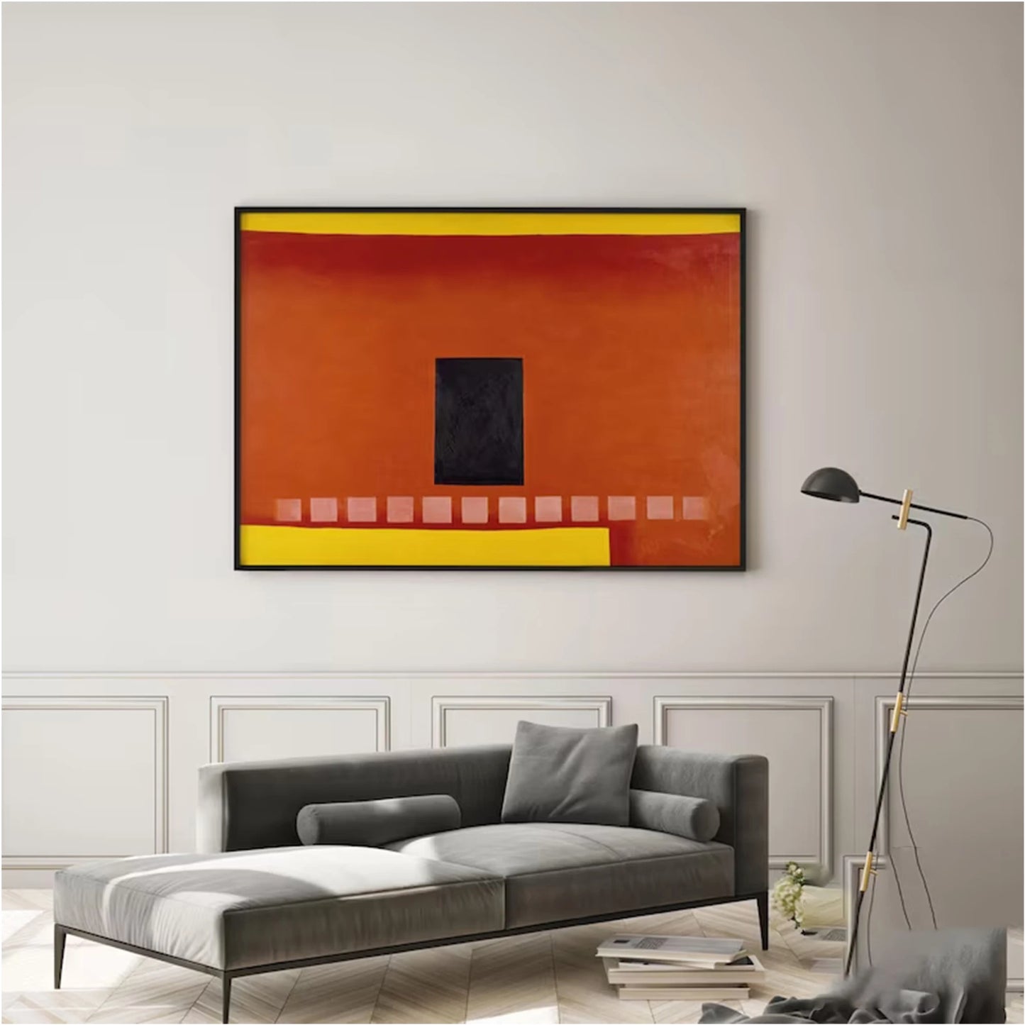 Retro Southwest Canvas Wall Art Print | Boho Adobe Decor