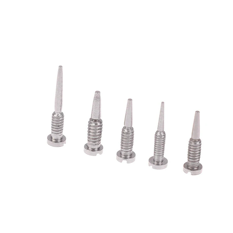 100-Piece Eyeglass Spring Hinge Screws – Self-Aligning Repair Kit