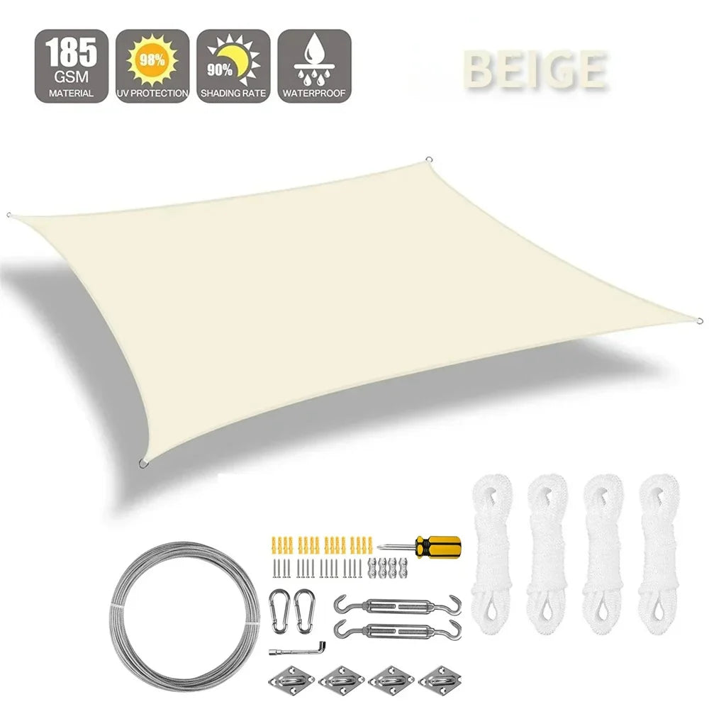 UV Block Shade Sail Canopy | Water Resistant Sun Shelter
