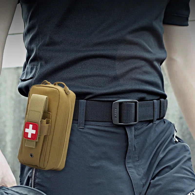 Tactical Nylon Waist Bag | Outdoor First Aid Storage Pack