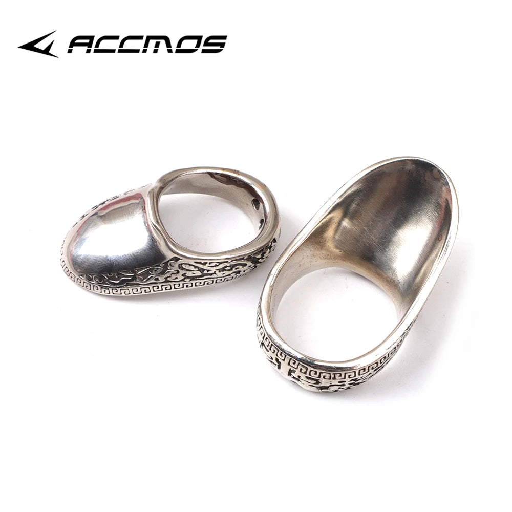 Archery Hand Finger Ring Protector Guard Thumb Tool Buckle Hunting