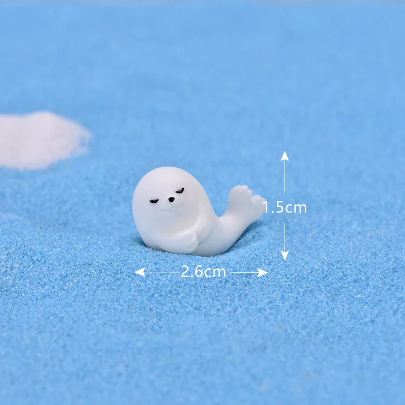 Mini Resin Bunnies Miniature Figures Little Rabbit Ornament Micro Landscape Dollhouse Decoration Crafts Living Room Decoration Peaceful Pleasures Health and Wellness type5