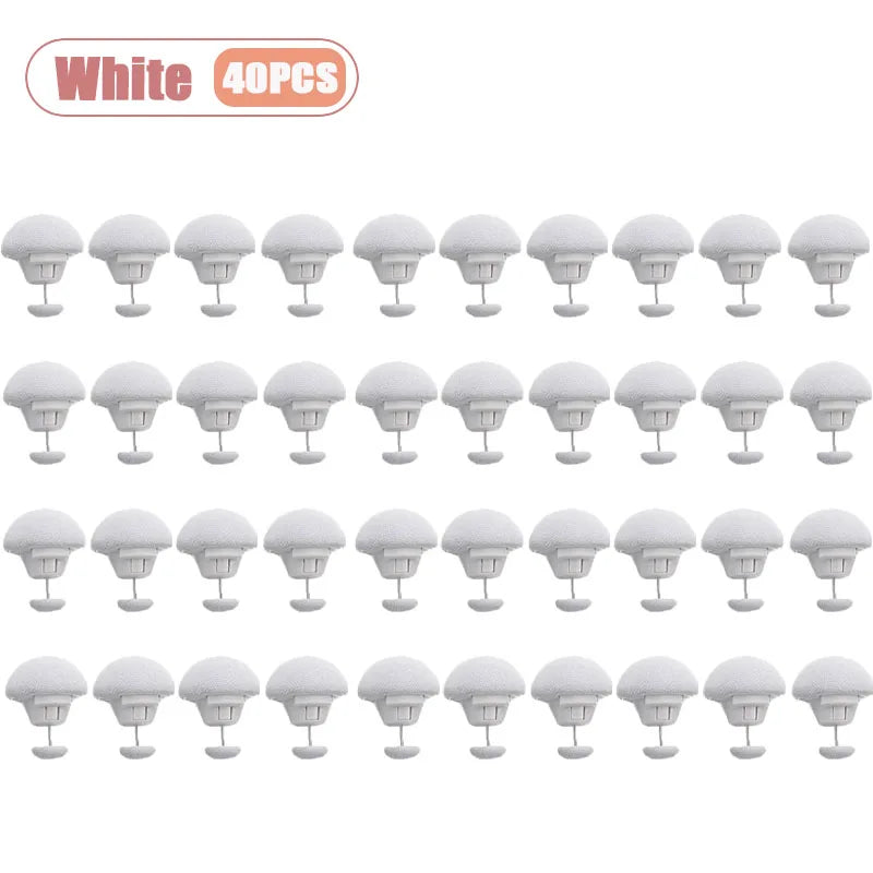 Mushroom Head Duvet Clips – No-Sew Bed Sheet Fasteners 20–80 PCS