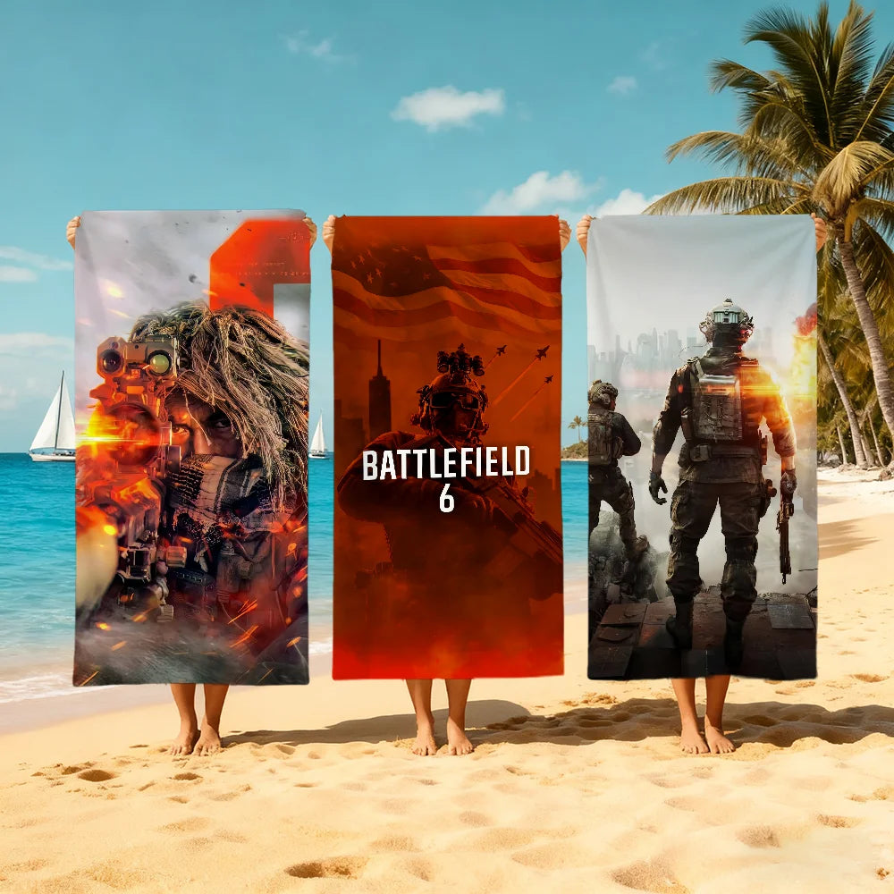 Battlefield 6 Quick Dry Beach Towel | Travel, Gym & Camping