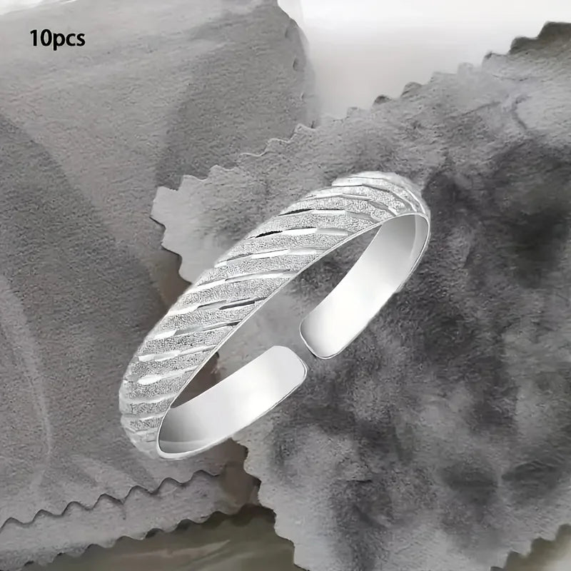 40 Pieces (4 Packs) of Silver Polishing Cloth for Jewelry, Silver Cleaning Cloth, Suitable for Cleaning Rings, Necklaces, Bracelets, and Beads, Anti-Oxidation Polishing Cloth Peaceful Pleasures Health and Wellness