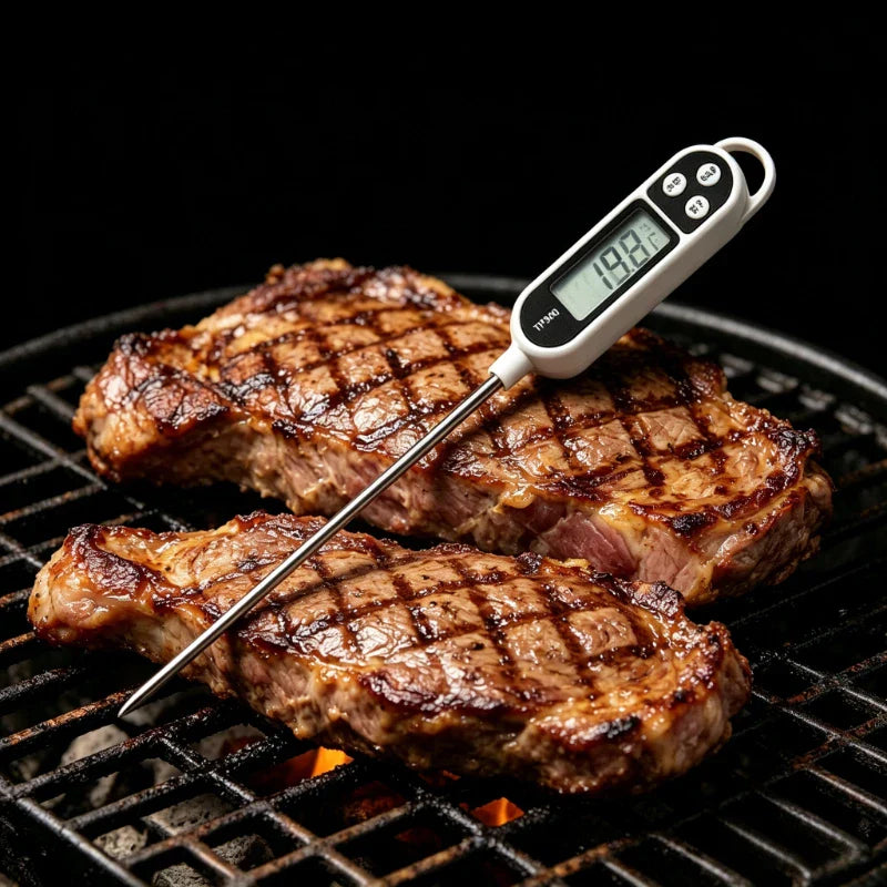 TP300 Digital Meat Thermometer | LCD Instant Read Food Probe