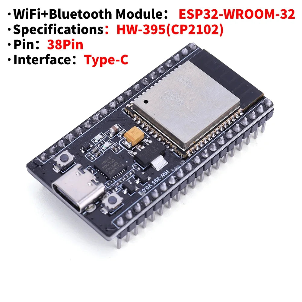 esp32 Development Board WiFi+Bluetooth Ultra-Low Power Consumption Dual Core -32S 32-32D/32U32 Expansion board Peaceful Pleasures Health and Wellness HW-395
